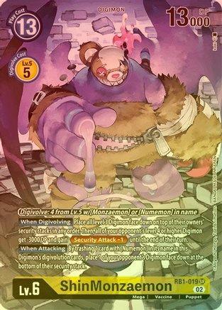 ShinMonzaemon (Textured Alternate Art) - RB1-019 - Super Rare (Foil) available at 401 Games Canada