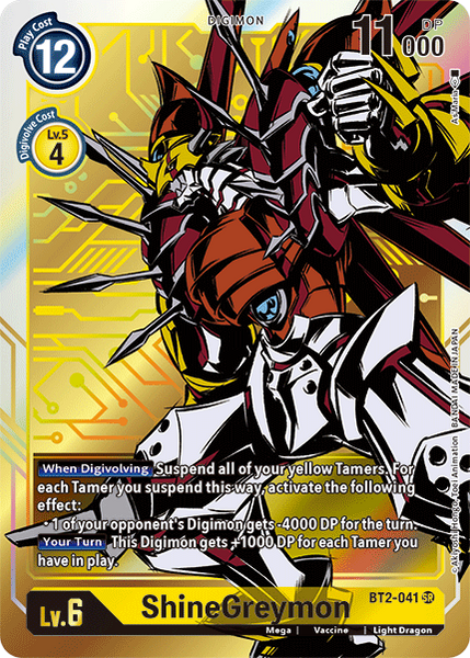 401 Games Canada - ShineGreymon (Alternate Art) - BT2-041