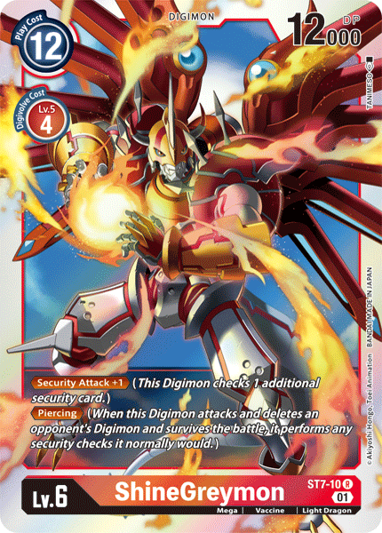 ShineGreymon - ST7-10 - Rare available at 401 Games Canada