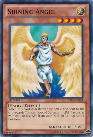 Shining Angel - SDBE-EN018 - Common - 1st Edition available at 401 Games Canada