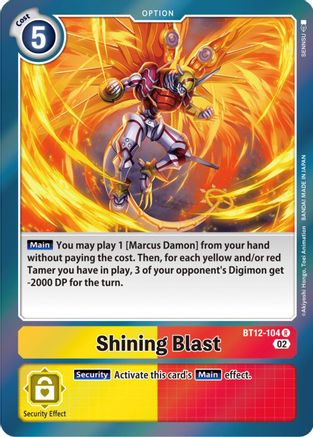 Shining Blast - BT12-104 - Rare available at 401 Games Canada