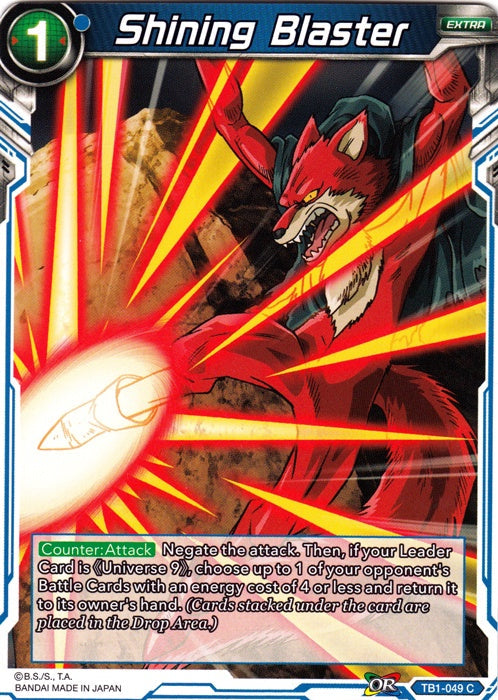 Shining Blaster - TB1-049 - Common (Foil) available at 401 Games Canada