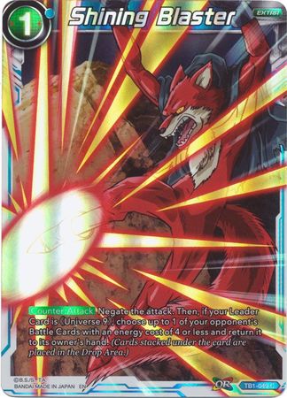 Shining Blaster - TB1-049 - Common (Reprint) (Foil) available at 401 Games Canada