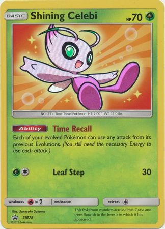 Shining Celebi - SM79 - Promo available at 401 Games Canada