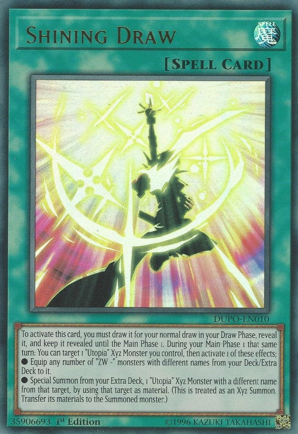 Shining Draw - DUPO-EN010 - Ultra Rare - 1st Edition available at 401 Games Canada