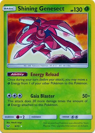 Shining Genesect - 9/73 - Holo Rare available at 401 Games Canada