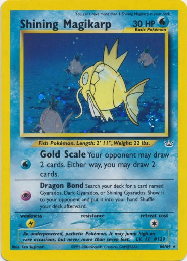 Shining Magikarp - 66/64 - Holo - Unlimited available at 401 Games Canada