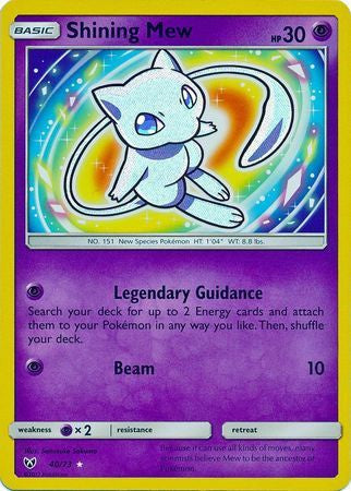 Shining Mew - 40/73 - Holo Rare available at 401 Games Canada