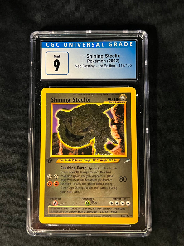 Shining Steelix (1st Edition) - 112/105 - CGC Graded 9 available at 401 Games Canada