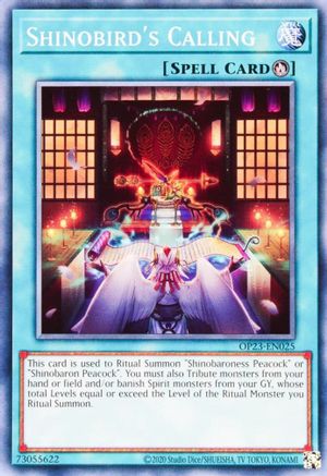Shinobird's Calling - OP23-EN025 - Common - Unlimited