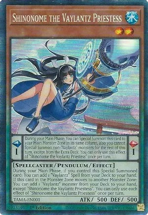 Shinonome the Vaylantz Priestess - TAMA-EN001 - Collector's Rare - 1st Edition available at 401 Games Canada