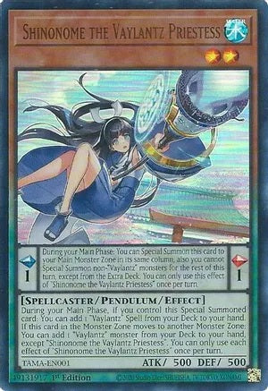 Shinonome the Vaylantz Priestess - TAMA-EN001 - Ultra Rare - 1st Edition available at 401 Games Canada