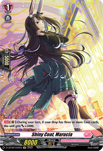 Shiny Coat, Marucia - D-LBT02/H34 - Holo Rare available at 401 Games Canada