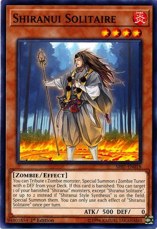 Shiranui Solitaire - SR07-EN018 - Common - 1st Edition available at 401 Games Canada