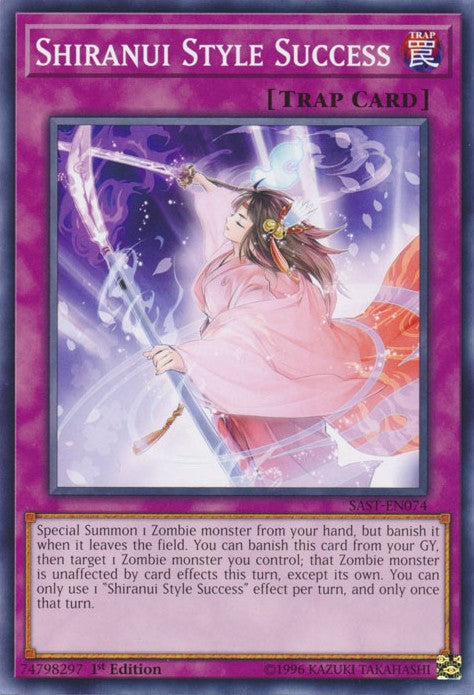 shiranui yugioh cards 401 Games Canada - Shiranui Style Success - SAST-EN074 - Common