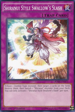 Shiranui Style Swallow's Slash - BOSH-EN075 - Common - 1st Edition available at 401 Games Canada