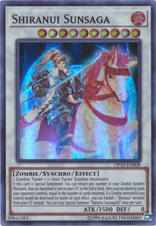 Shiranui Sunsaga - OP10-EN008 - Super Rare available at 401 Games Canada