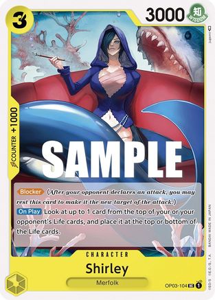 Shirley - OP03-104 - Uncommon available at 401 Games Canada