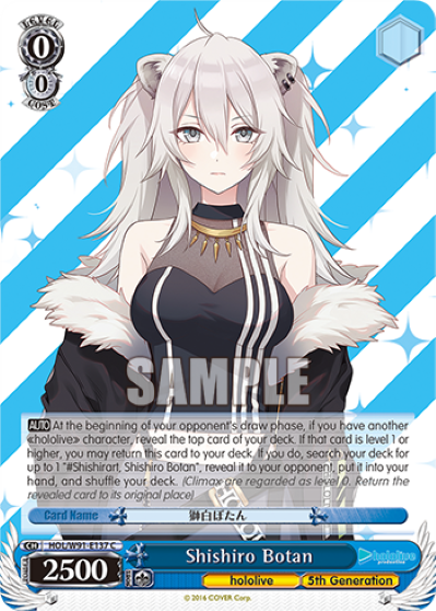 Shishiro Botan - HOL-W91-E137 - Common available at 401 Games Canada