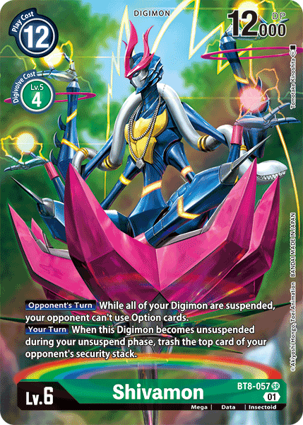 Shivamon (Alternate Art) - BT8-057 - Super Rare available at 401 Games Canada