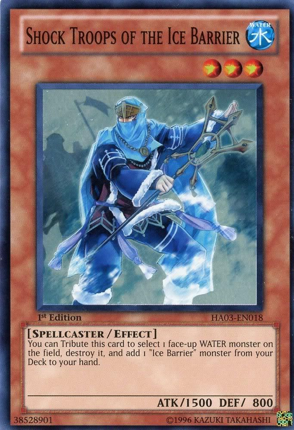 Shock Troops of the Ice Barrier - HA03-EN018 - Super Rare - 1st Edition available at 401 Games Canada