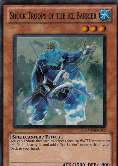 Shock Troops of the Ice Barrier - HA03-EN018 - Super Rare - Unlimited available at 401 Games Canada