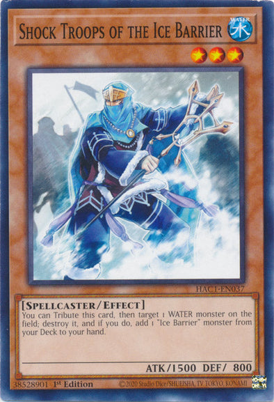 Shock Troops of the Ice Barrier - HAC1-EN037 - Common available at 401 Games Canada