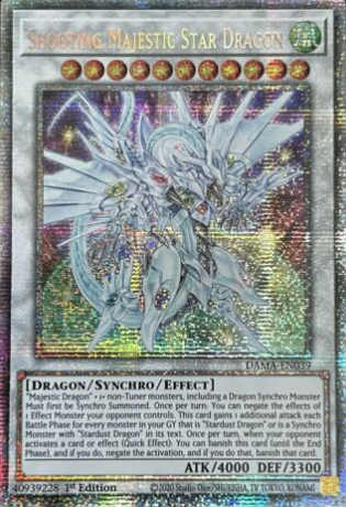 Shooting Majestic Star Dragon - DAMA-EN039 - Starlight Rare - 1st Edition available at 401 Games Canada