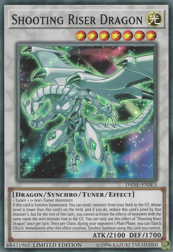 Shooting Riser Dragon - DANE-ENSE3 - Super Rare - Limited Edition available at 401 Games Canada