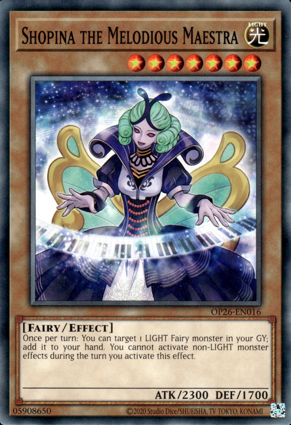 Shopina the Melodious Maestra - OP26-EN016 - Common - Unlimited