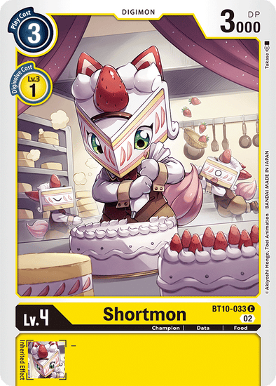 Shortmon - BT10-033 - Common available at 401 Games Canada