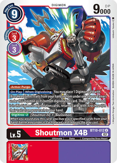 Shoutmon X4B - BT10-012 - Uncommon available at 401 Games Canada