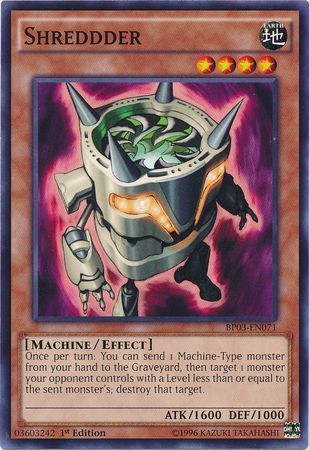 Shreddder - BP03-EN071 - Common - 1st Edition available at 401 Games Canada