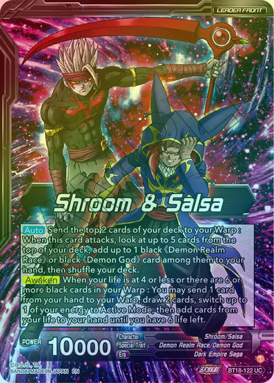 Shroom & Salsa // Demon God Shroom & Salsa, Deadly Genius - BT18-122 - Uncommon (Foil) available at 401 Games Canada