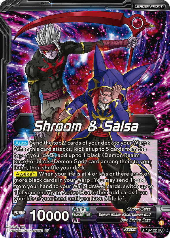 Shroom & Salsa // Demon God Shroom & Salsa, Deadly Genius - BT18-122 - Uncommon available at 401 Games Canada