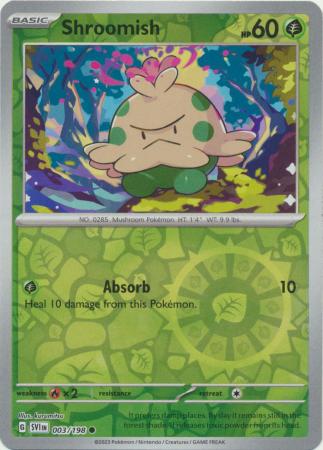 Shroomish - 003/198 - Common - Reverse Holo available at 401 Games Canada