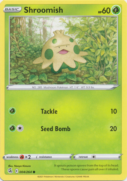 Shroomish - 004/264 - Common available at 401 Games Canada