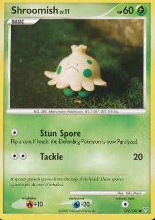 Shroomish - 127/147 - Common available at 401 Games Canada