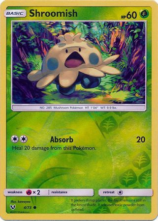 Shroomish - 4/73 - Common - Reverse Holo available at 401 Games Canada