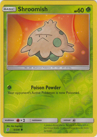 Shroomish - 5/236 - Common - Reverse Holo available at 401 Games Canada