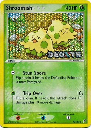 Shroomish - 72/107 - Common - Reverse Holo available at 401 Games Canada