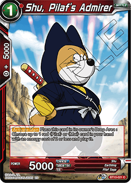 Shu, Pilaf's Admirer - BT10-021 - Common (FOIL) (Reprint) available at 401 Games Canada