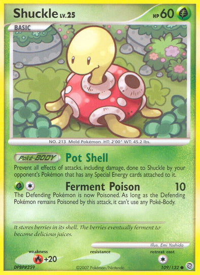 Shuckle - 109/132 - Common available at 401 Games Canada