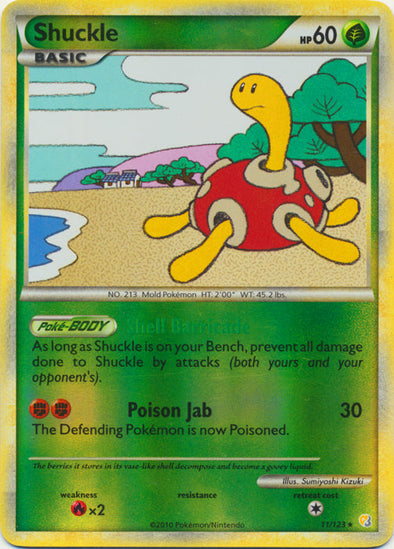 Shuckle - 11/123 - Holo Rare - Reverse Holo available at 401 Games Canada