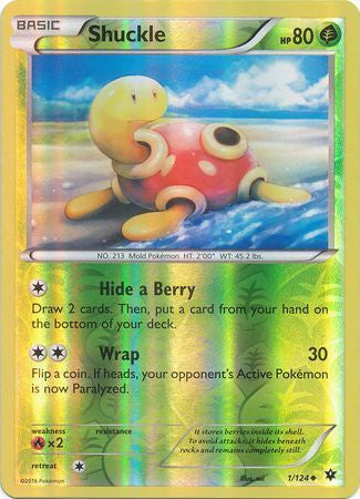 Shuckle - 1/124 - Uncommon - Reverse Holo available at 401 Games Canada