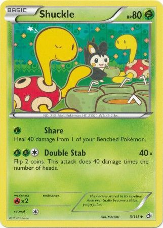 Shuckle - 3/113 - Uncommon available at 401 Games Canada