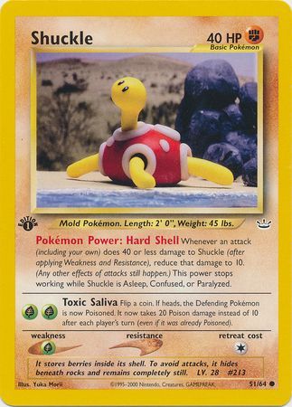 Shuckle - 51/64 - Common - 1st Edition available at 401 Games Canada