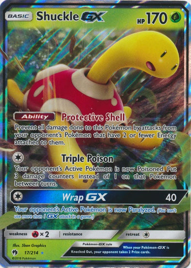 Shuckle GX - 17/214 - Ultra Rare available at 401 Games Canada