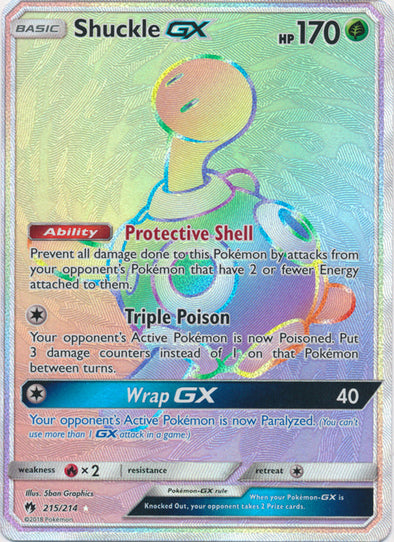 Shuckle GX - 215/214 - Hyper Rare available at 401 Games Canada