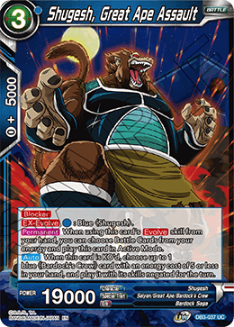 Shugesh, Great Ape Assault - DB3-037 - Uncommon available at 401 Games Canada